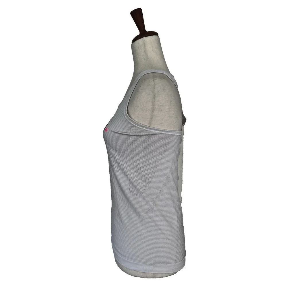 Lululemon‎ Coach Tank Top Size 2 Small White Swiftly Racerback Tank Jogging